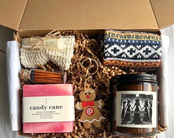 Christmas Gift Box Girls Will Be Girls Gift Box for Women Winter Gift Box Self Care Basket Christmas Care Package Holiday Spa Box