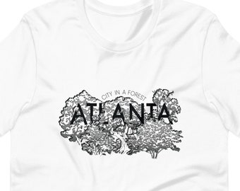 atlanta city in a forest shirt - city in the trees