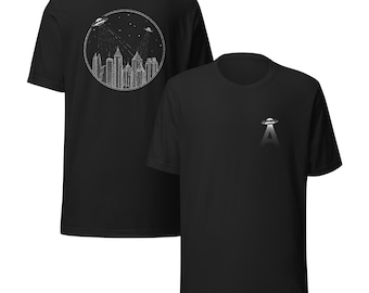 The A tee - ATLien front back t-shirt