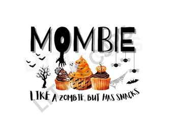 Zombie Mama Halloween PNG