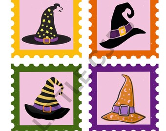 Cappello da strega PNG digitale