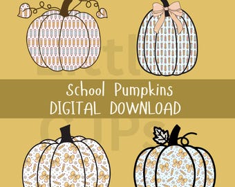 Scuola di design di matite e fiocchi - Zucche