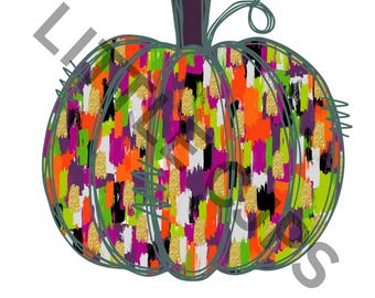 Zucca paffuta di Halloween PNG digitale