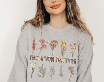 Sudadera «La inclusión importa», Concienciación sobre el autismo, Regalo para la neurodiversidad