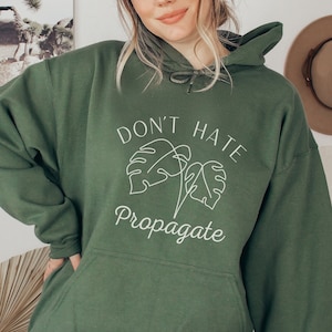 Plant Sweatshirt House Plant Hoodie Plant Mom Sweater Plant Lady Crewneck Plant Lover Gift Houseplant Shirt Tropical Plant Gardening Gift