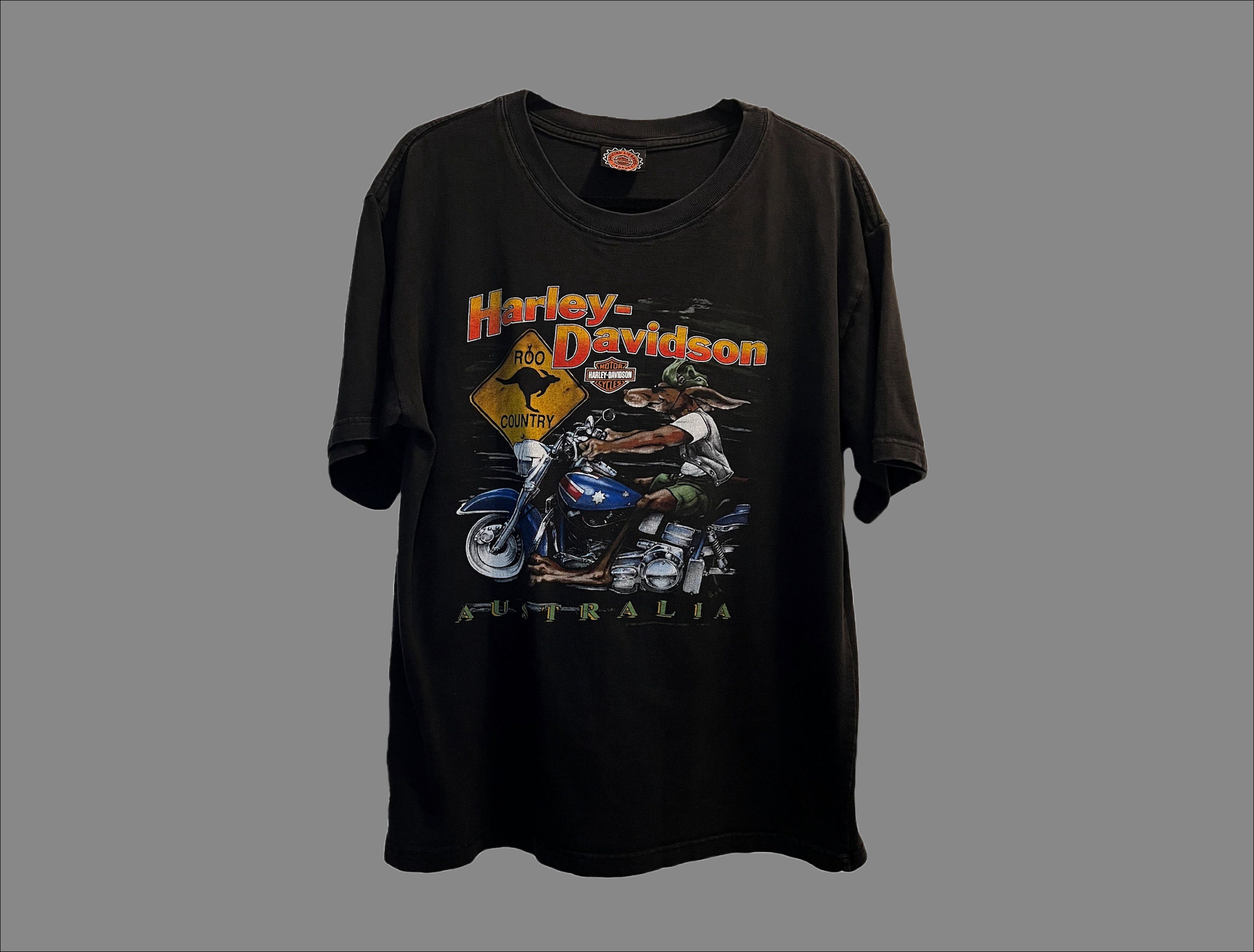 Harley-Davidson 狼　tシャツ Y2K Harley-Davidson/ハーレーダビッドソン 
