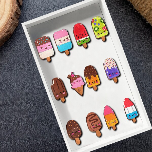 Ice Cream Earrings - Etsy