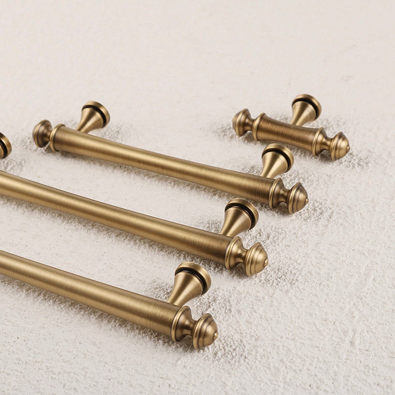 Brass Knob and Pull Vintage Tbar Handle for Drawer and Etsy