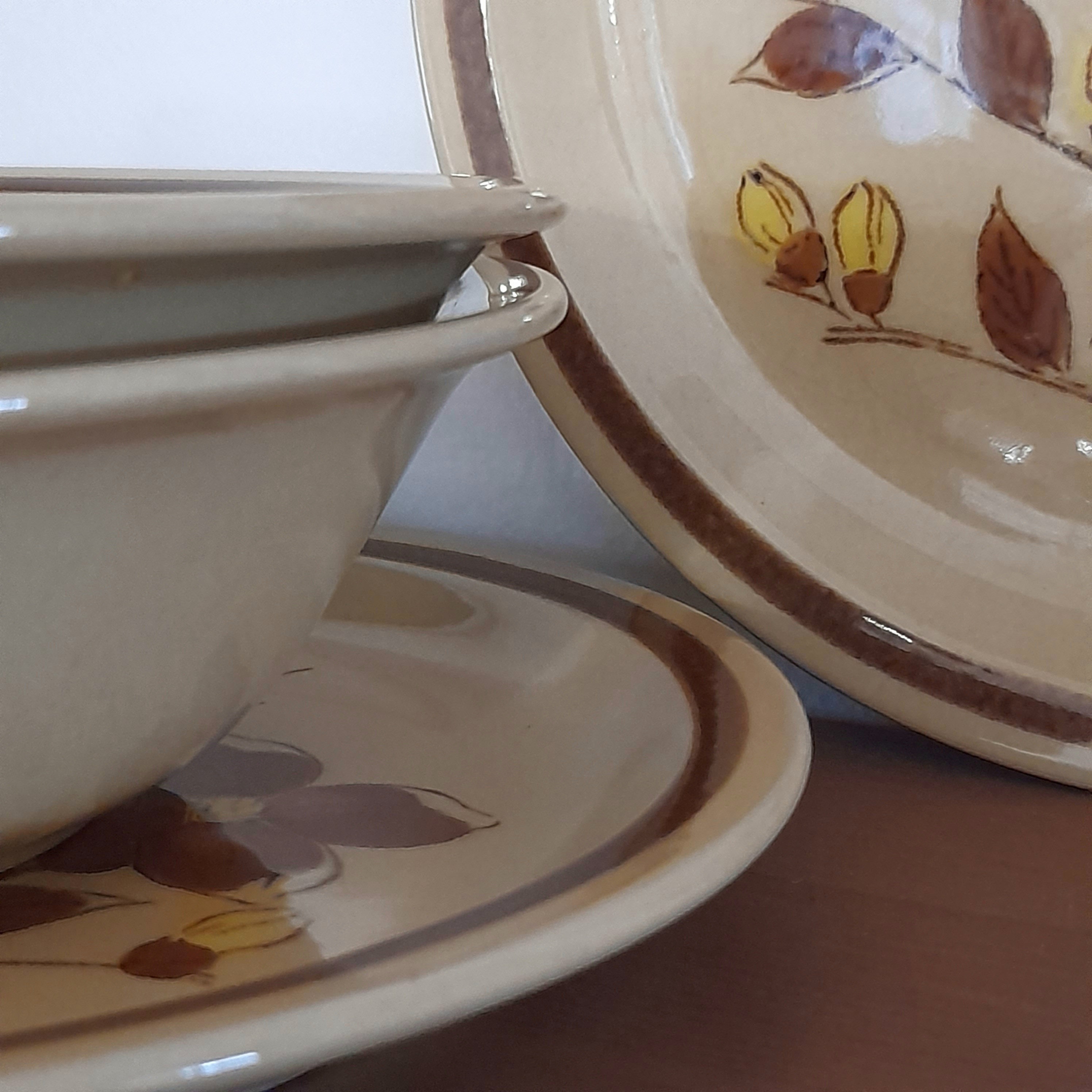Vintage Suzukastone Bowl and Side Plate Set Spring Blossom Etsy Australia