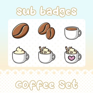 Insignias de sub café para Twitch