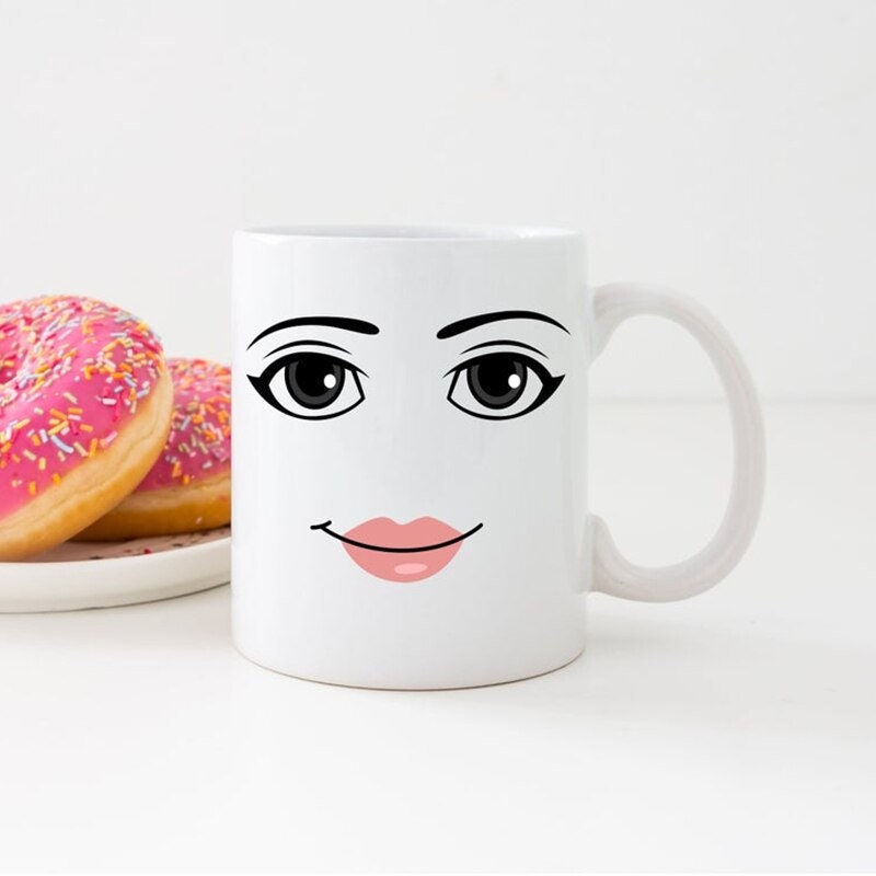 Roblox Woman Face Premium Quality Beautiful Roblox Gift Mug -  Israel