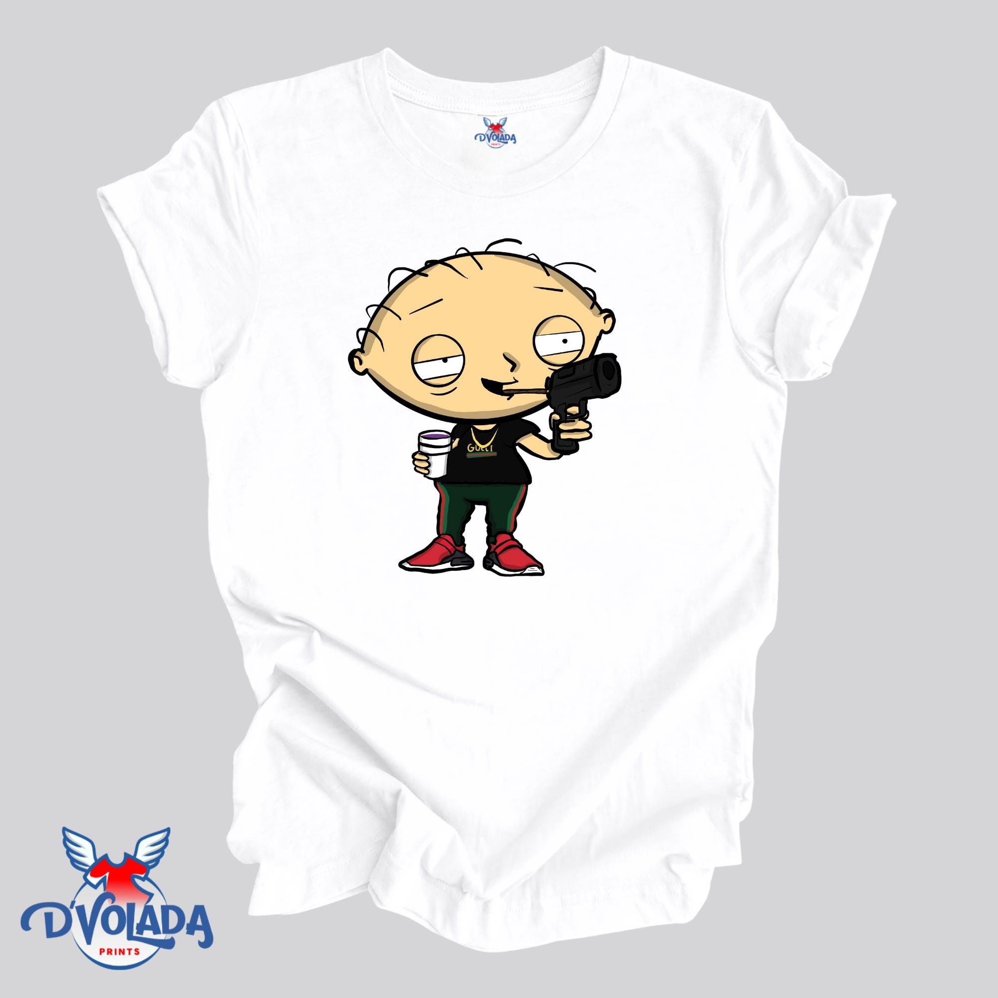 Stewie Griffin Gucci T-shirt, Family Guy Stewie Merch, Fun Shirt to ...