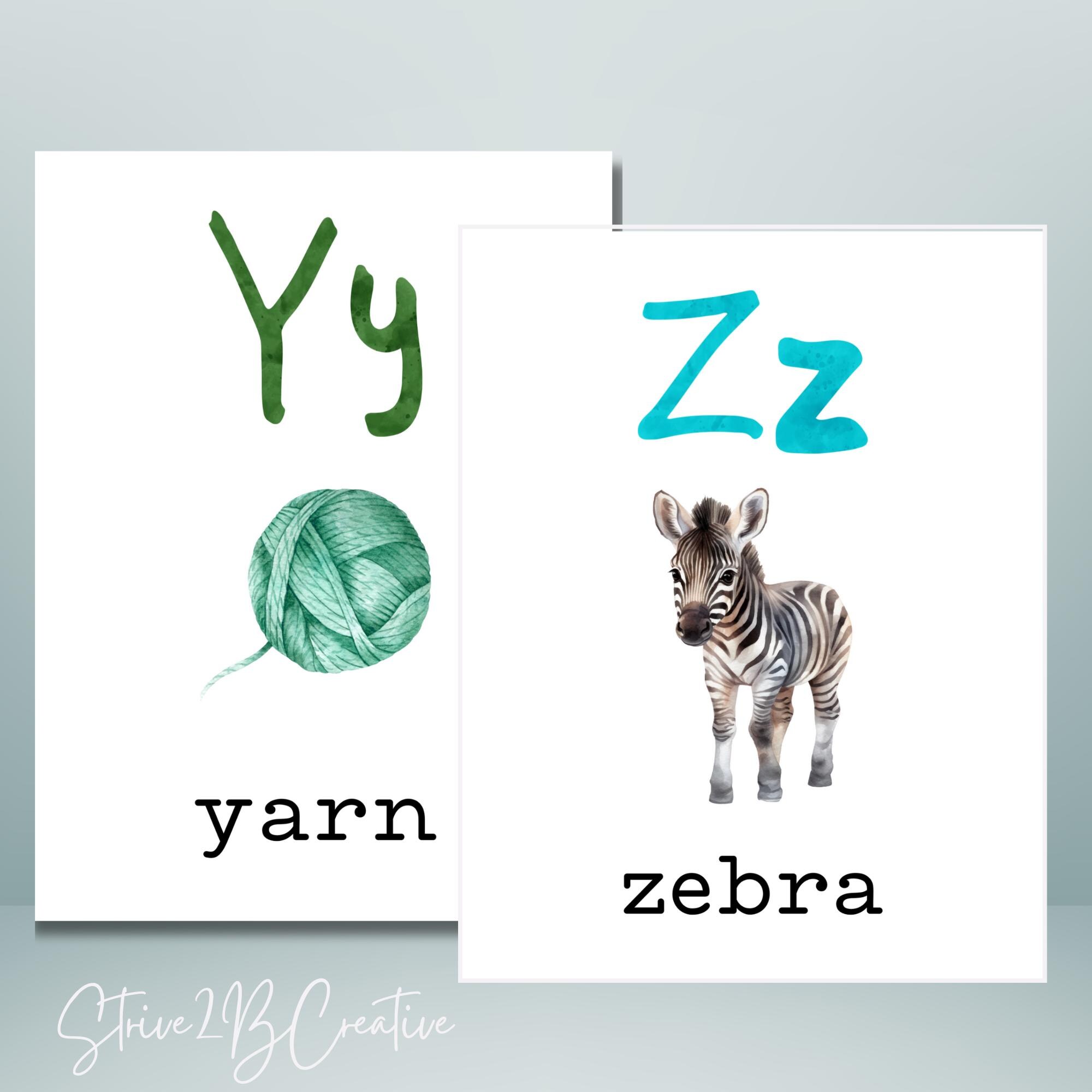 Alphabet Posters, ABC Posters, ABC Classroom Decor, Printable Alphabet ...