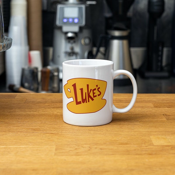 Lukes Diner Coffee Cup | Gilmore Girls | Luke Danes | Gilmore Girls Gift | Gilmore Girls Coffee | Luke's Diner Mug | Christmas Gift for her