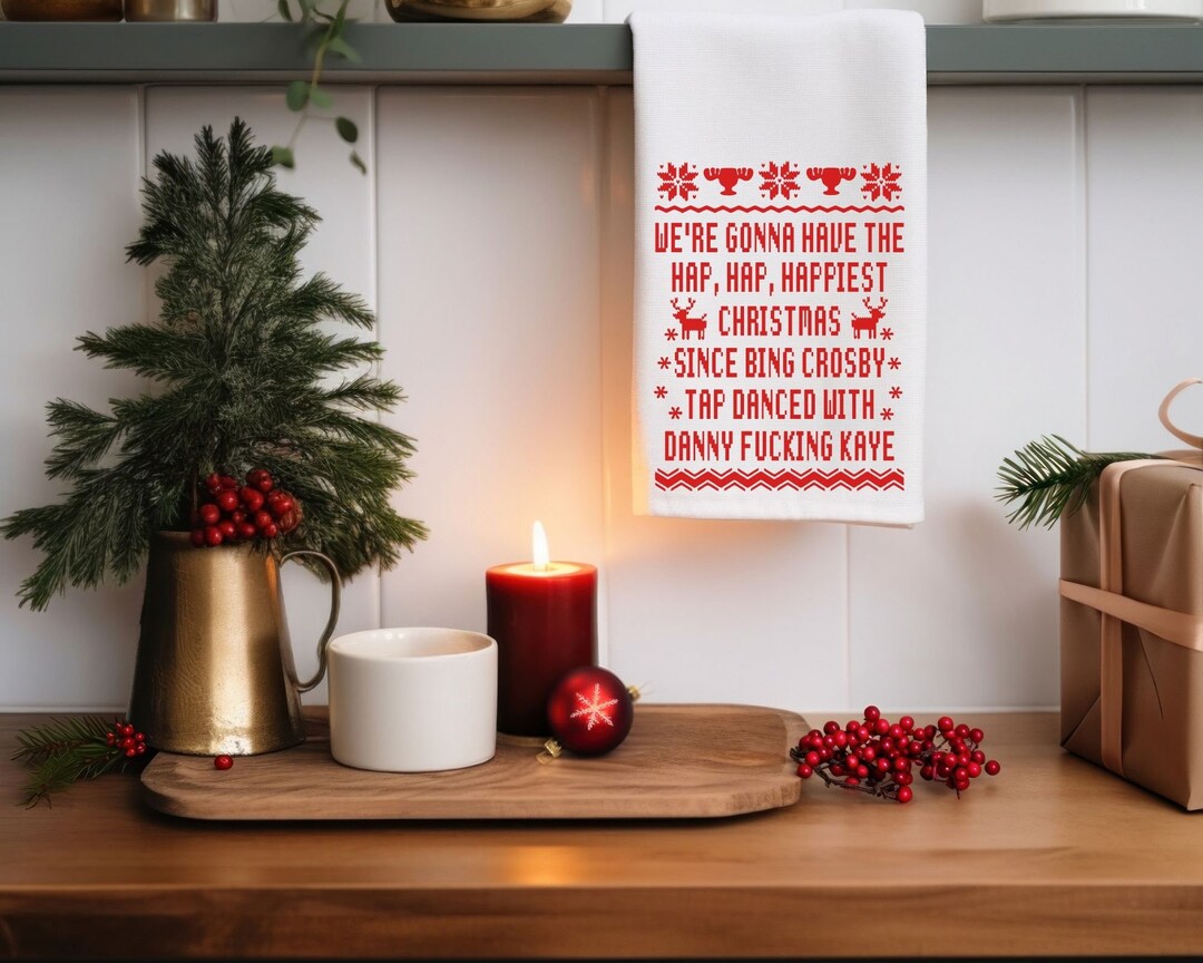 National Lampoon Christmas Vacation Tea Towel Clark Griswold Rant Funny