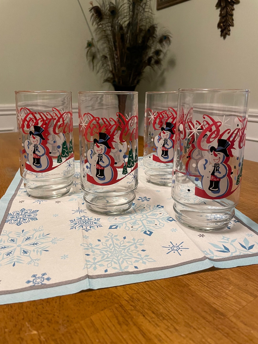 Snowman Drinking Glasses