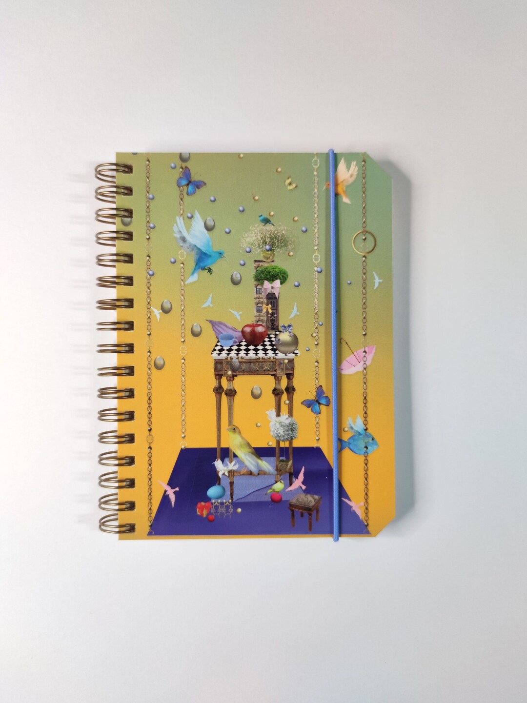 Notebook Spiral Binding Sunny Morning A6 Spiral Notebook Etsy