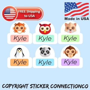 Waterproof Daycare Labels, Dishwasher Safe, Preschool Labels, Name Stickers, School Supply Labels, Name Labels for School Supplies