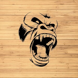 King Kong gorilla vinyl decal for car truck vehicle tumbler hydroflask
