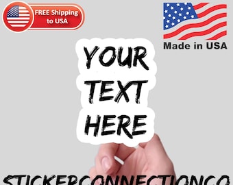 Your custom text here,make your own vinyl decal sticker for laptops, cars, hydroflask, toolbox, waterbottle, hydroflask, tumbler, notebook