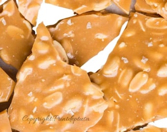 Maní quebradizo, 1-2 lb hecho fresco