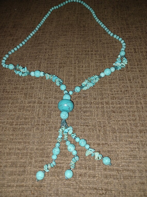 Navajo Turquoise Necklace - image 1