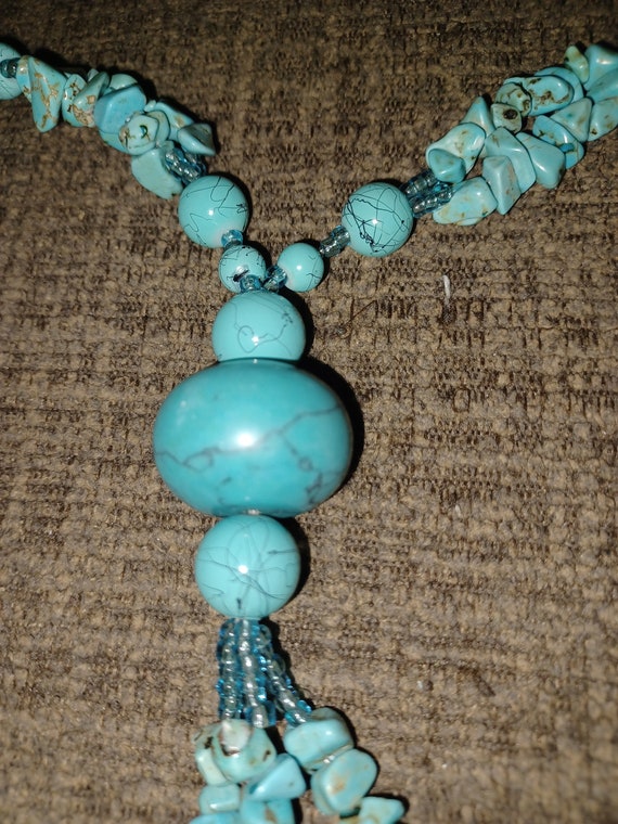 Navajo Turquoise Necklace - image 2