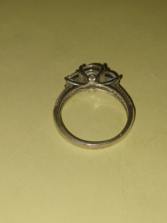 Sterling Silver Diamond Ring - image 7