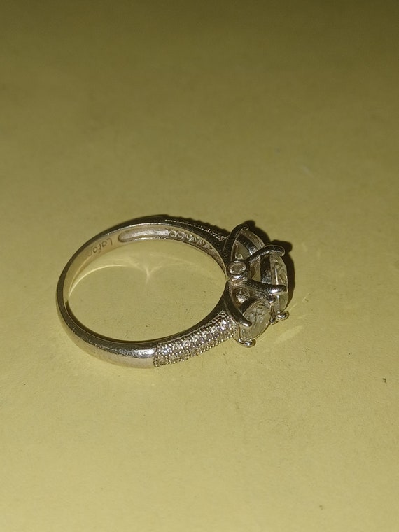 Sterling Silver Diamond Ring - image 8
