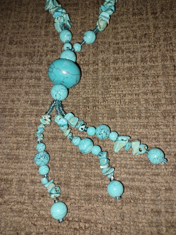 Navajo Turquoise Necklace - image 3