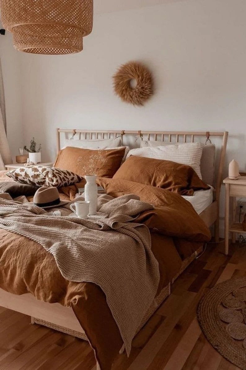 Terracotta duvet cover discount
