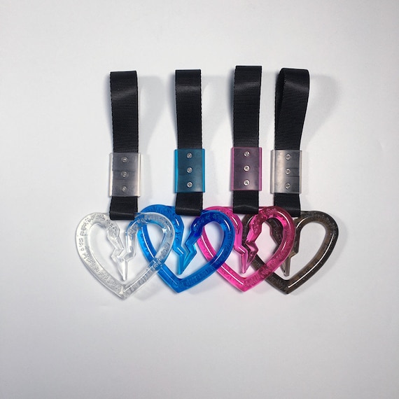 Cinghie Per Maniglie Auto Con Cuore Diavolo JDM - Nylon Resistente, Facili Da Installare - Foto 8