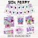 90s Birthday Party Decorations, Printable Back to the 90s Party Decor ...