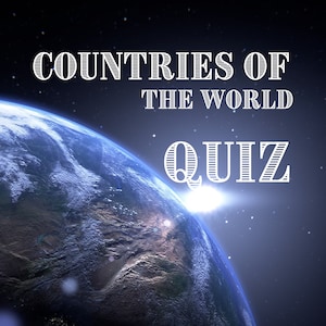 Pays du monde Party Game, jeu de quiz de carte du monde imprimable pour adultes, idée d’activité des pays du monde, jeu de fête de géographie, quiz amusant