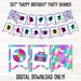 90s Birthday Party Decorations, Printable Back to the 90s Party Decor ...