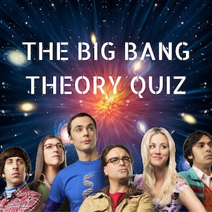 Printable The Big Bang Theory Party Game, Science Themed Party Activity Ideas, Science Party Trivia Quizzes, Big Bang Trivia Questions