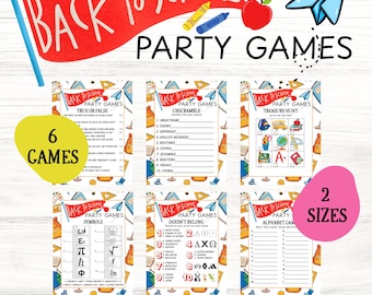 Back to School Games Bundle: Printable Classroom Icebreakers (PDF Download)