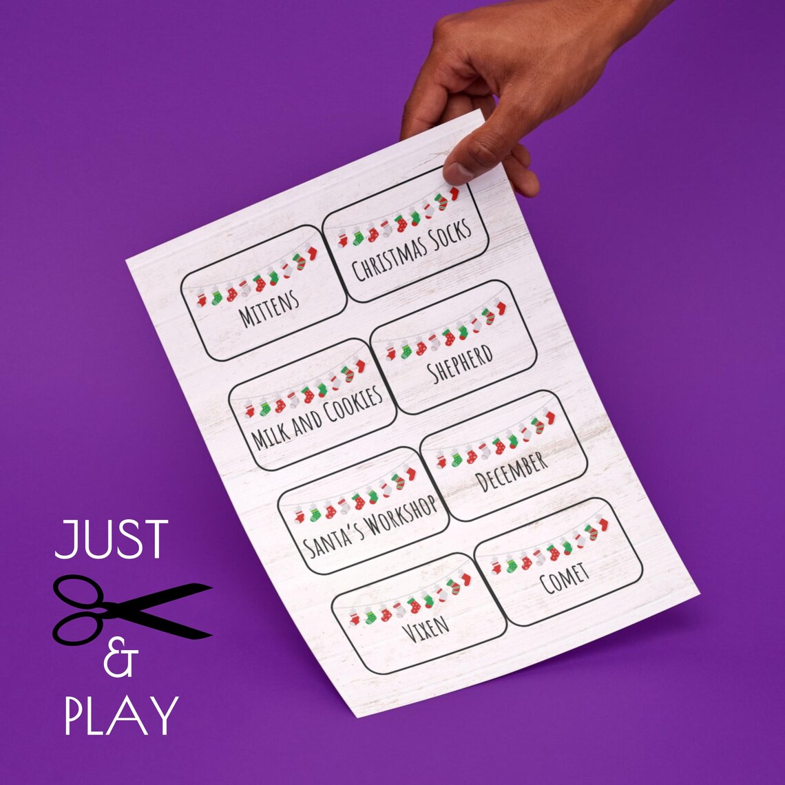 Christmas Charades Cards Printable, Fun Christmas Party Activities ...