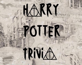 Wizarding World Printable Party Game, Magic Themed Party Activity Ideas, Wizarding World Trivia Game, Wizardry Party Activities for Kids