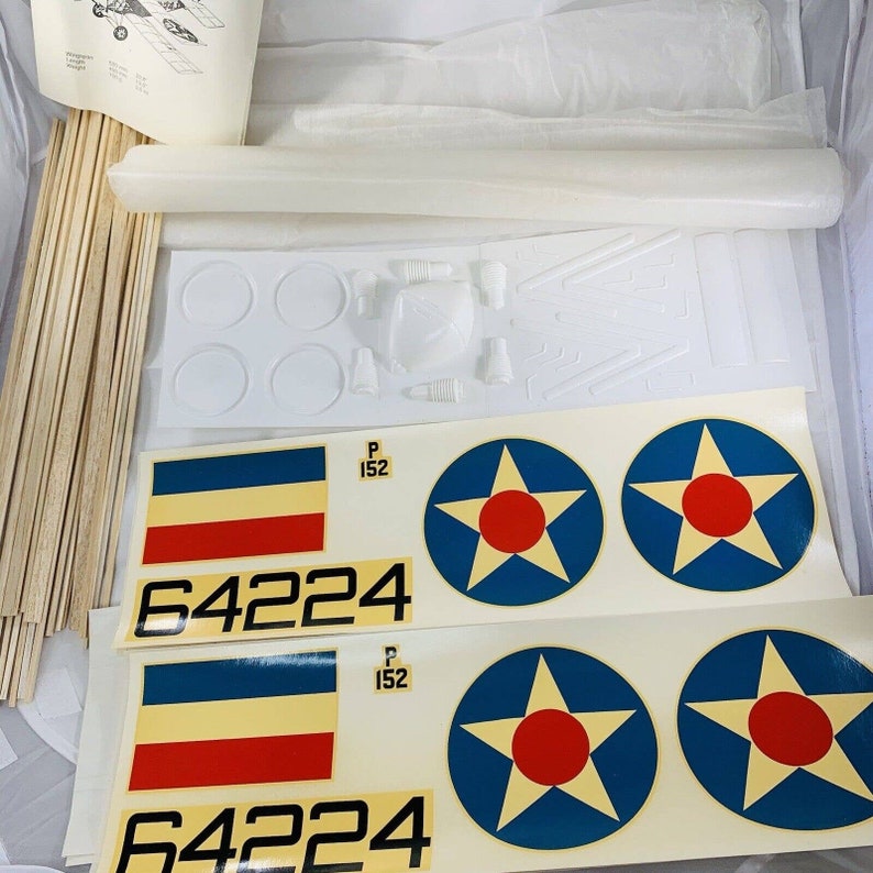 MODELA Sperry M1 Messenger CO2 Engine Motor Balsa Flying Model