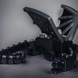 Minecraft Ender Dragon Articulating 3D Print - Etsy
