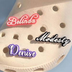 Personalized 3D Printed Name Shoe Charms,Custom Shoe Buckles with Your Name,Exclusive Shoe Decor for You,DIY Shoe Accessories,Unique Gifts