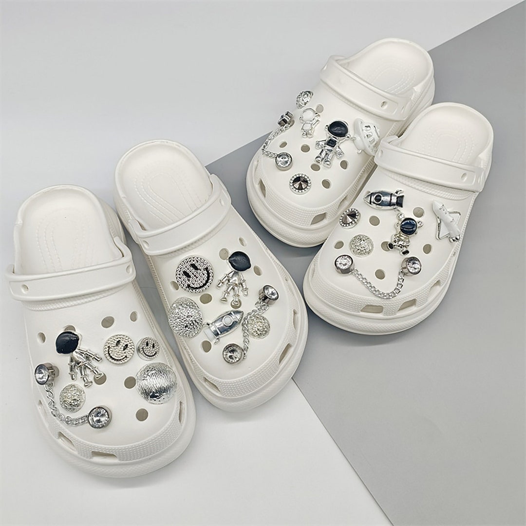 Astronaut Shoe Bucklesmile Bling Diamond Shoe Charms - Etsy