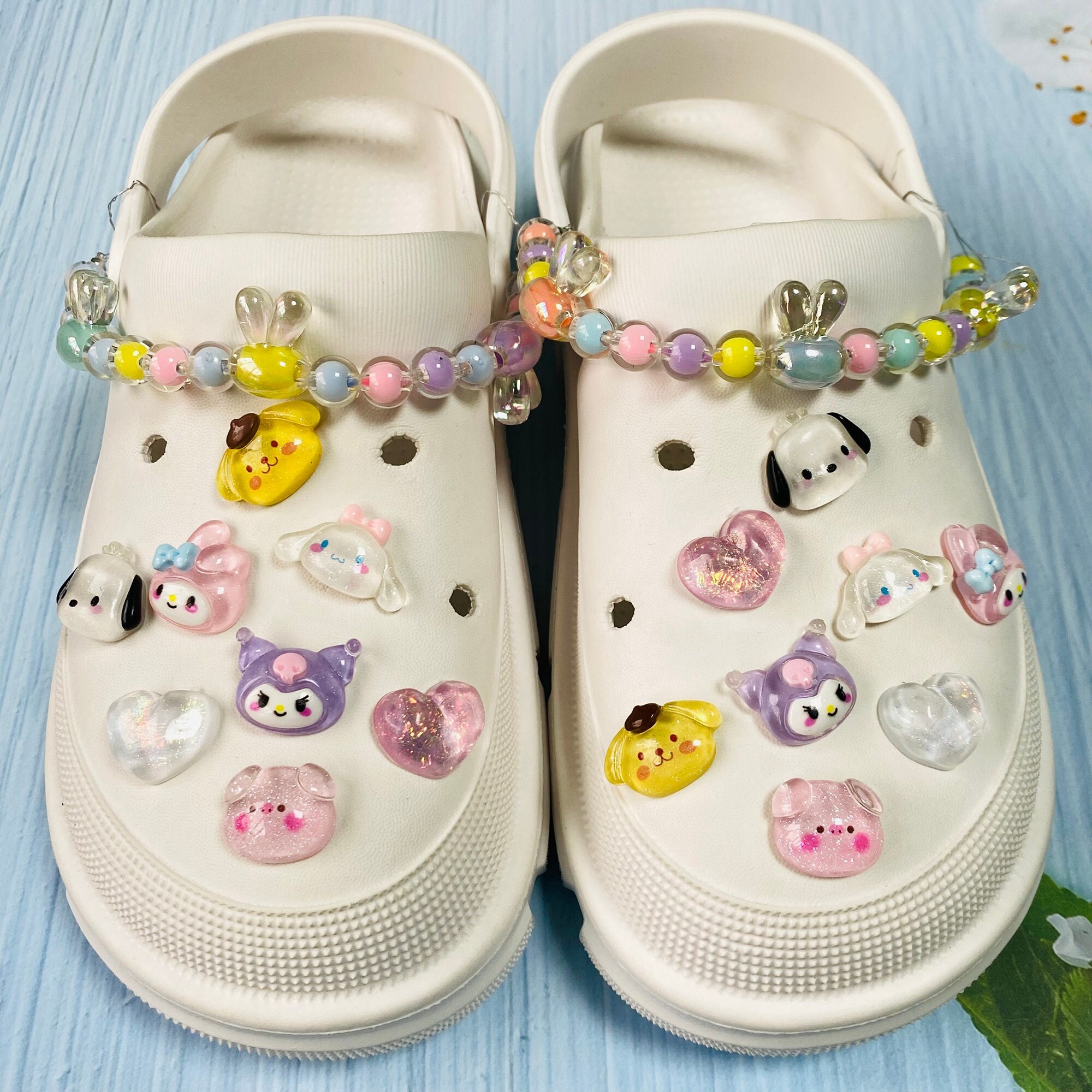 10pcs Ins Funny accessories for your shoes DIY [ Star Letter ] jibbitz For  crocs women girl crocs charm Set Shoe Buckle Shoe Decoration shoes