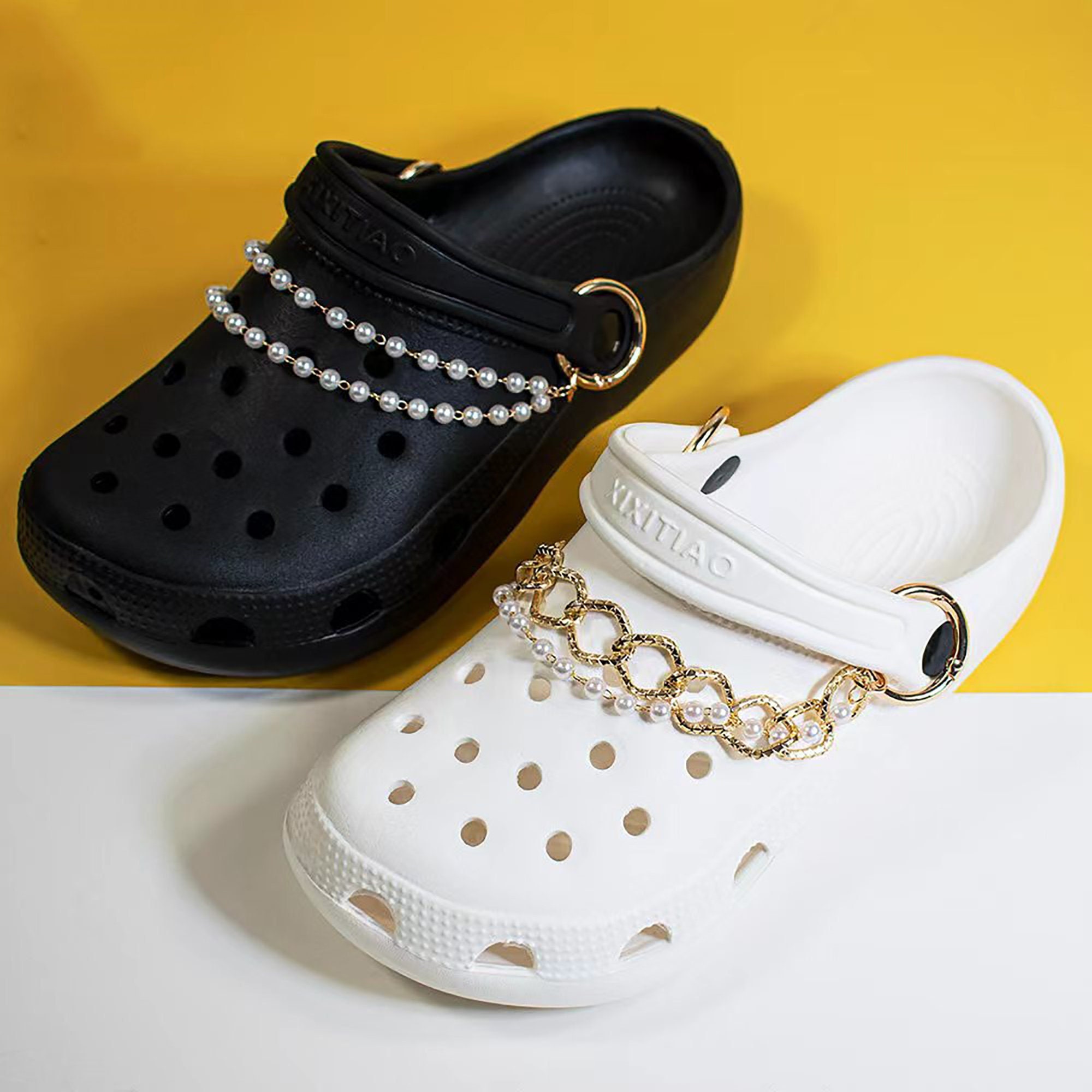 Croc Replacement Rivets Button Strap Replacement Black 10 Compatible with  Croc-Styled Shoes, Classic Clog Garden Shoe Backstrap Repair Fastener  Button/black, Plastic, No Gemstone : : Shoes & Handbags
