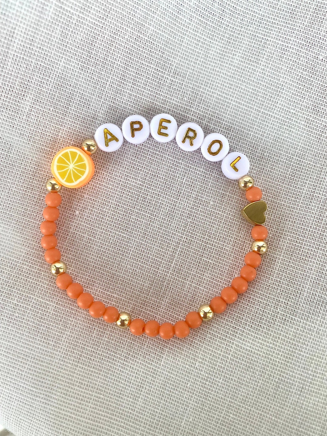 Aperol Gifts armband voor dames, 2 stuks arm-banden en 2 kaarten met stickers, omslag, decoratie, aperol voor vrienden, collega's, familie, Acryl, Geen edelsteen
