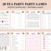 Tea Party Games Printable Bundle, Tea Party Activities, Ladies Tea ...