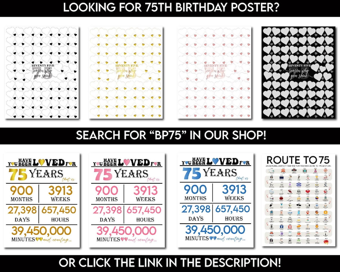 75 THINGS WE LOVE ABOUT YOU visual data 8