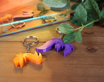 Futurama Inspired His & Hers Keychains