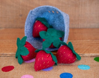 Felt Strawberry Punnet